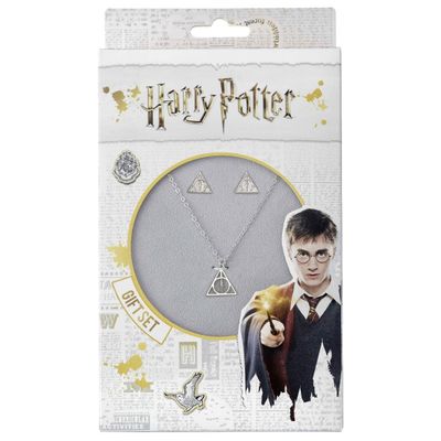 Náhrdelník a náušnice Harry Potter - Relikvie smrti De Luxe