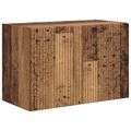 vidaXL TV nástenná skriňa 59,5 x 31 x 40 cm Staré drevo