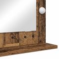 vidaXL Toaletné zrkadlo Staré drevo 70 x 50 x 18 cm Obdĺžnikový