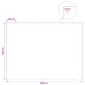 vidaXL Plachta s očkami Biela 6 x 8 m 180 gsm PE