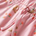 vidaXL Detské šaty so šnúrkou svetlooranžové 116