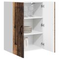 vidaXL Dvierka na umývačku Kalmar Staré drevo 60 x 31 x 80 cm