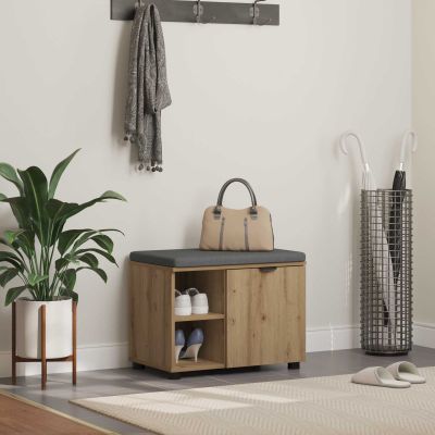 vidaXL Predsieňová lavica Remeselný Dub 60 x 38 x 46 cm