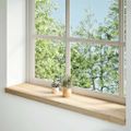 vidaXL Okenný parapet 2 ks 110x30x2 cm neošetrený dubový masív