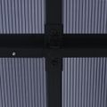 vidaXL Altánok so závesom 405x294x244 cm, antracitový