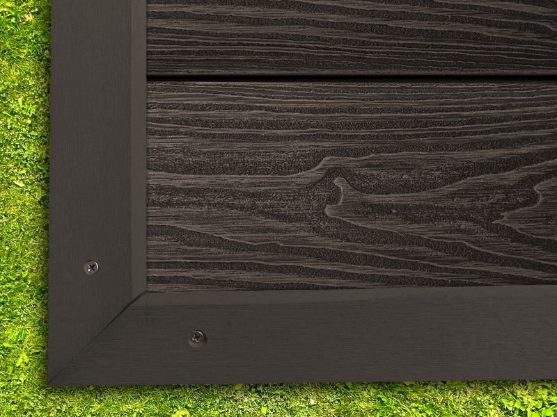 Zakončovacia lišta G21 Dark Wood 4,5 x 4,5 x 300 cm