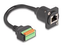 D-Type kábel RJ45 jack na svorkovnicu