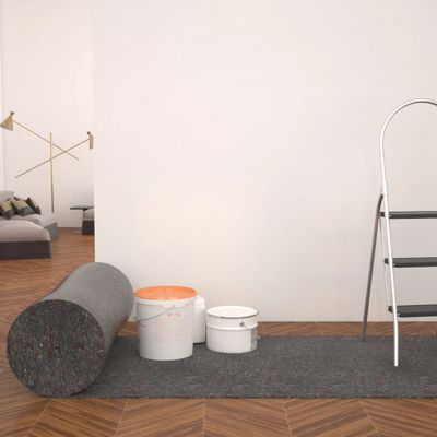 vidaXL Ochranný koberec z flícu, 50 m, 280 g/m², sivý