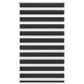 vidaXL Zebrová roleta 100,9x175 cm, šírka látky 96,7 cm, čierna