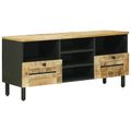 vidaXL Úložné skrine Prírodná 100 x 33 x 46 cm Masívne mango drevo