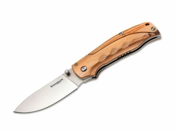 Magnum 01MB700 Pakka Hunter vreckový lovecký nôž 9,3 cm, drevo Pakka
