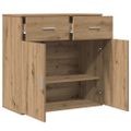 vidaXL Servírovacia skriňa Remeselný dub 78 x 38 x 80 cm