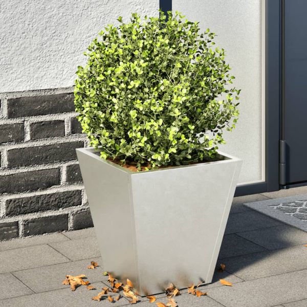 vidaXL Záhradné kvetináče 2 ks 30x30x30 cm, nehrdzavejúca oceľ