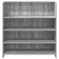 vidaXL Recepčný stôl sivý dub sonoma 100x50x103,5 cm kompozitné drevo
