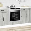 vidaXL Skrinka na rúru Kalmar, sivé sonoma, kompozitné drevo
