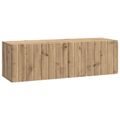 vidaXL Nástenná TV skrinka 98 x 31 x 30 cm Dub artisan