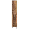 vidaXL Highboard Staré drevo 69,5 x 34 x 180 cm Kompozitné drevo