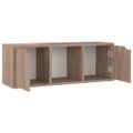 vidaXL TV skrinka, sivý dub sonoma 88,5x27,5x30,5 cm, kompozitné drevo
