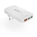 HAMA GaN, Rýchlonabíjačka, 2x USB-C PD/QC 65W