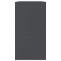 vidaXL Komoda antracitová 99x39x73 cm oceľ
