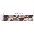 vidaXL Kuchynský koberec umývateľný Animal Skin 60x300 cm zamat