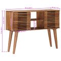 vidaXL Ručne robený konferenčný stolík Třešňová hnedá 100 x 30 x 75 cm