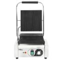 vidaXL Drážkovaný panini gril z pozinkovanej ocele 1800 W 31x30,5x20cm