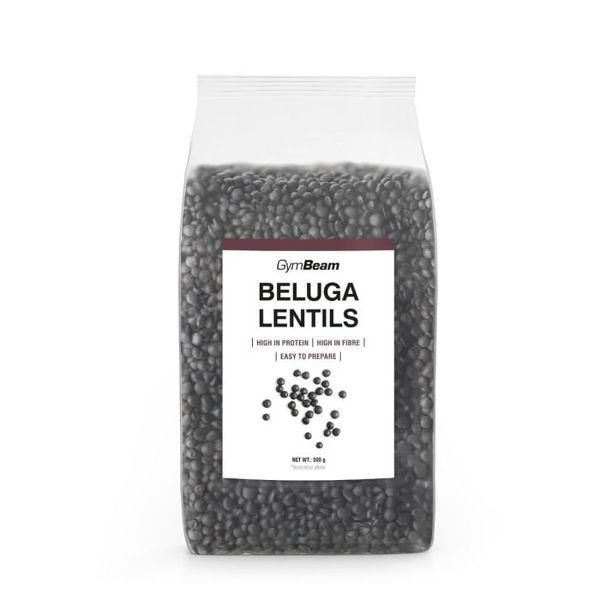 Čierna šošovica Beluga - GymBeam
