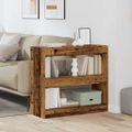 vidaXL Skriňa na knihy/Izbový prepážka Old Wood 80x30x72 cm