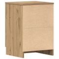 vidaXL Nočná skrinka Artisan Dub 38x35x55 cm Drevo
