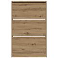 vidaXL Skriňa na topánky 80 x 21 x 125,5 cm Kompozitné drevo