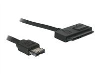 Power Over eSATA kábel - Serial ATA 150/300 - SATA combo (F) na 11 pin USB/eSATA (5 V) (M) - 50 cm - pre P/N: 47178, 47198