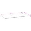 vidaXL 2-miestna záhradná lavica s vankúšom 120 cm sivá eukalyptus