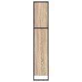 vidaXL Knižnica 60 x 30 x 155 cm Kompozitné drevo Sonoma