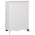 vidaXL Komoda s 10 zásuvkami hnedá 113x30x79 cm drevená