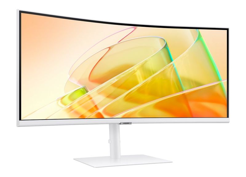 Samsung ViewFinity/S65TC/34"/VA/3440x1440/100Hz/5ms/White/2R LED monitor, prohnutý, 34", VA, 3440×1440, 21:9, 100Hz, 5ms, 350cd/m2, 3000:1, HDMI, DisplayPort, 3× USB, 2× Thunderbolt, LAN, VE