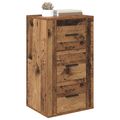 vidaXL Servírovacia skriňa Staré drevo 40 x 33 x 70 cm