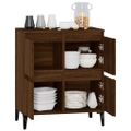 vidaXL Komoda hnedý dub 60x35x70 cm spracované drevo