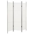 vidaXL 3-panelový paraván biely 150x180 cm