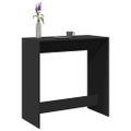 vidaXL Barový stôl čierny 102x50x103,5 cm kompozitné drevo
