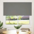 vidaXL roleta Blackout sivá 150x150 cm Šírka látky 146,6cm Polyester