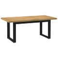 vidaXL Jedálenský stôl NOAIN s nohami v tvare U 180x90x75 cm masívne drevo borovica