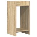 vidaXL Stojan na rastliny 2 ks Dub sonoma 30 x 30 x 60 cm