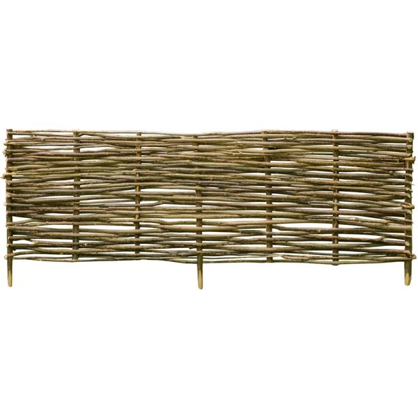 vidaXL Záhradný plot z lieskového dreva 150x30 cm