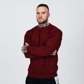 Mikina Basic Jumper Burgundy - GymBeam, veľkosť XL, veľkosť oblečenia XL
