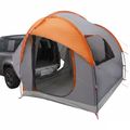 vidaXL Auto Stan Šedá a oranžová 239 x 210 x 210 cm Polyester a oceľ
