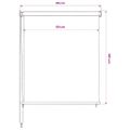 vidaXL Vonkajšia zatemňovacia roleta krémová 85 (Š) x 140 (V) cm HDPE