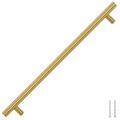 vidaXL Rukoväte na skrinku 5 ks zlaté 320 mm nehrdzavejúca oceľ