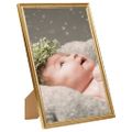 vidaXL Fotorámiky na stôl, koláž 10 ks, zlaté 15x21 cm, MDF