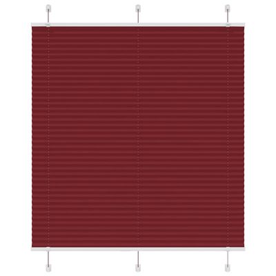 vidaXL plisovaná roleta Bordeaux červená 120x150 cm Šírka látky